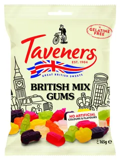 Taveners British Mix Gum 165gm