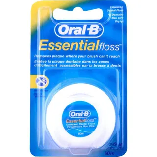 Oral-B Essential 50m Unwaxed Dental Floss, 1 Piece
