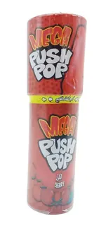Bazooka Mega Push Pop Cherry 30 g