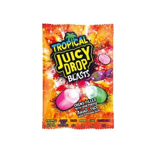 Bazooka Tropical Juicy Drop Blasts, 120g