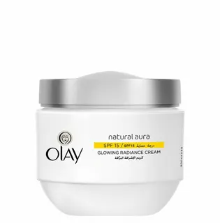 Olay Natural Aura Glowing Radiance Cream with Mulberry Extract SPF15, 100g