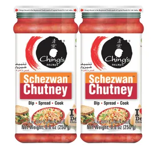 Ching's Secret Schezwan Chutney, 2x250g