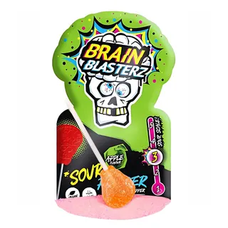 Brain Blasterz Lolly Sachets Assorted Flavour, 1 Piece, 10g