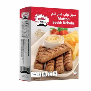 Al Kabeer Mutton Sheekh Kabab, 320g