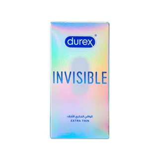 Durex Invisible Extra Thin Condoms, 12 Pieces