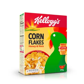 Kellogg's Honey & Nuts Corn Flakes, 375g