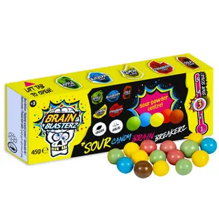 Brain Blasterz Brain Breakerz Sour Candy Balls, 45g