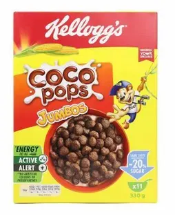 Kellogg's Coco Pops Jumbos Chocolate Cereal, 330g