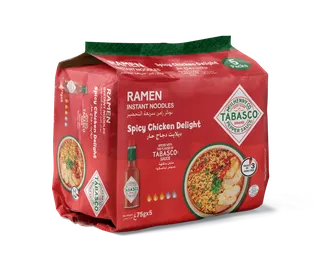 Tabasco Ramen Noodles Spicy Chicken Delight, 5x75g