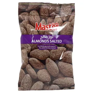 MASTER ALMONDS SALTED 40GM