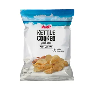 Master Kettle Cooked Sea Salt Potato Chips, 170g