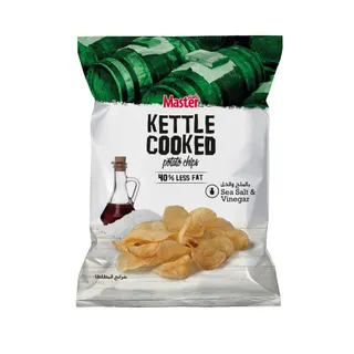 Master Kettle Cooked Sea Salt & Vinegar Potato Chips, 170g