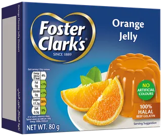 Foster Clark's Orange Jelly Dessert, 80g