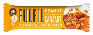 Fulfil Peanut & Caramel 20g Protein Bar with Vitamins, 55g