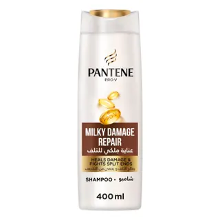 Pantene Pro-V Milky Damage Repairing & Healing Shampoo for Damaged Hair, 400ml