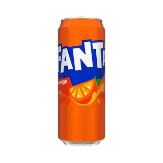 Fanta Orange Soft Drink Can, 330ml