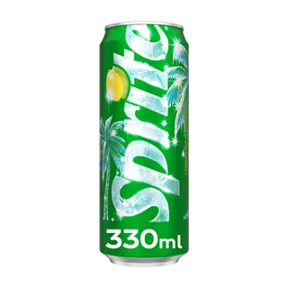 Sprite Regular Lemon-Lime Flavored Soft Drink Can, 330ml