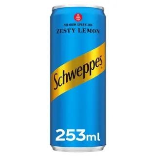 Schweppes Zesty Lemon Drink, 253ml
