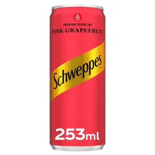 Schweppes Pink Grapefruit Drink, 253ml