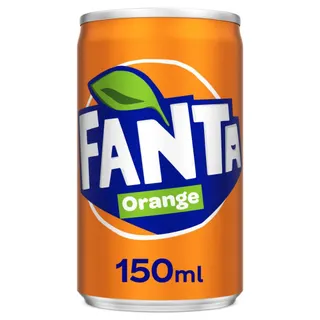 Fanta Orange Carbonated Soft Drink Can, 150ml