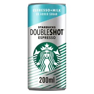 Starbucks Double Shot Espresso No Added Sugar Coffee Drink 200 ml