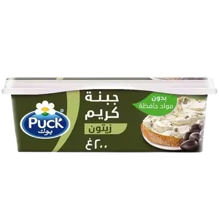 Puck Cream Cheese with Olives Tub, 200g