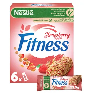 Nestle Fitness Strawberry Cereal Bar, 6x23.5g
