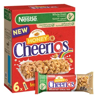 Cheerios Honey Cereal Bars 6 x 22g