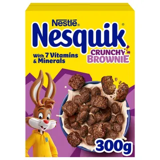 Nesquik Crunchy Brownie Cereal Box, 300g