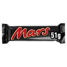Mars Chocolate Bars,  51g