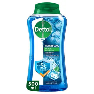 Dettol Cool Menthol & Eucalyptus Scent Shower Gel & Body Wash, 500ml