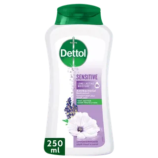 Dettol Sensitive Lavender & White Mush Antibacterial Bodywash, 250ml