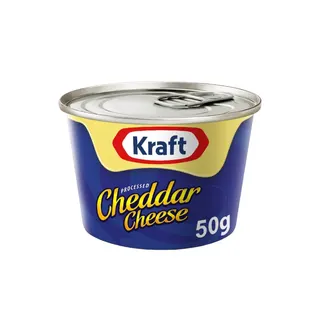 Kraft Processed Cheddar Cheese, 50g