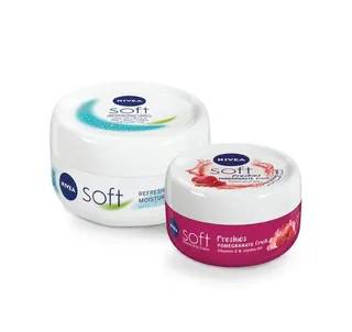 Nivea Refreshingly Soft Moisturizing Cream, 300ml + 100ml