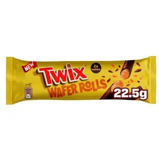 Twix Caramel Wafer Rolls, 22.5g
