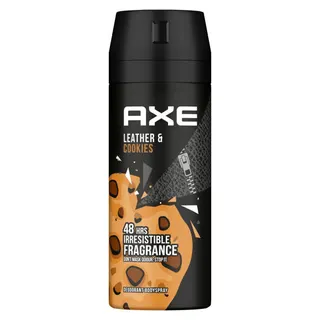 Axe Leather & Cookies Deodorant Body Spray for Men, 150ml