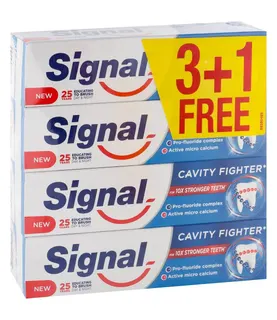 Signal Cavity Fighter Toothpaste 4 x 75 ml