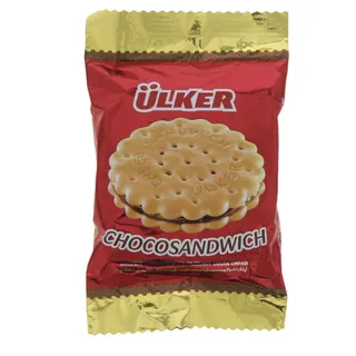 Ulker Choco Sandwich Biscuits with Hazelnut Cocoa Cream , 4 Pieces, 32g