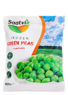 Saatvik Frozengeen Green Peas, 400g