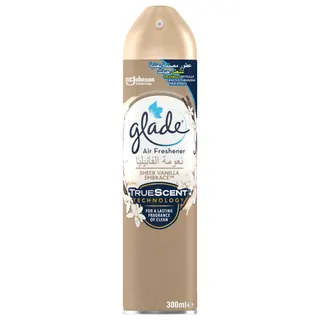 Glade Aerosol Sheer Vanilla Embrace Air Freshener Spray, 300ml