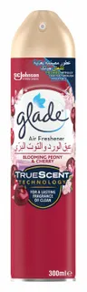 Glade Aerosol Blooming Peony & Cherry Air Freshener Spray, 300ml