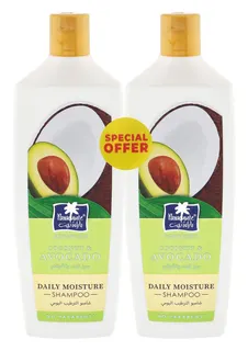 Parachute Advansed Daily Moisture Shampoos with Avocado & Coconut Extracts - parabens free, 2x340ml