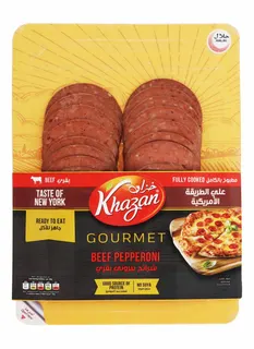 Khazan Sliced Beef Pepperoni, 250g