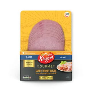 Khazan Cured Turkey Slices, 250g