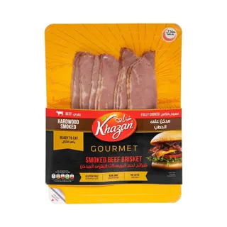 Khazan Gourmet Fully Cooked Hardwood Smoked Beef Brisket, 180g