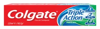 Colgate Triple Action Toothpaste Mint Flavor, 125ml