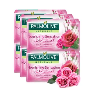 Palmolive Naturals Bar Soap Soft and Moisture with Milk and Rose 170g (6 pack)