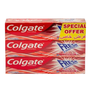 Colgate Fresh Confidence Red Toothpaste, 4x75ml