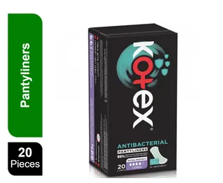 Kotex Liners Long Flat Scented 20 pads