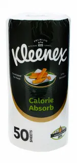 Kleenex Viva Calorie Absorb Kitchen Towel Rolls 3ply, 50 tissues